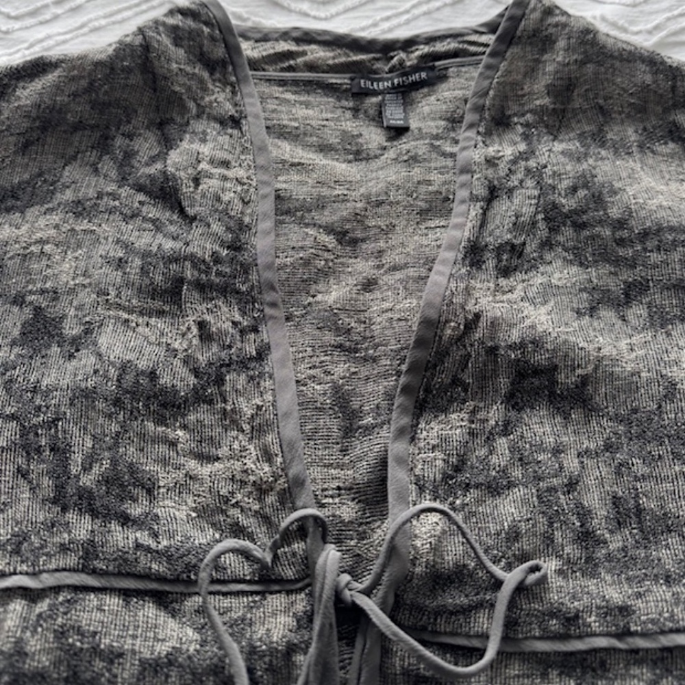 Eileen Fisher - Open Front Linen Bolero - M